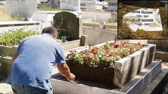 Billur Kalkavan’ın mezarı düzenleniyor...